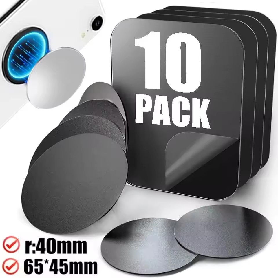 Phone Accessories Holder Car - Metal Plate Disk For Magnetic Car