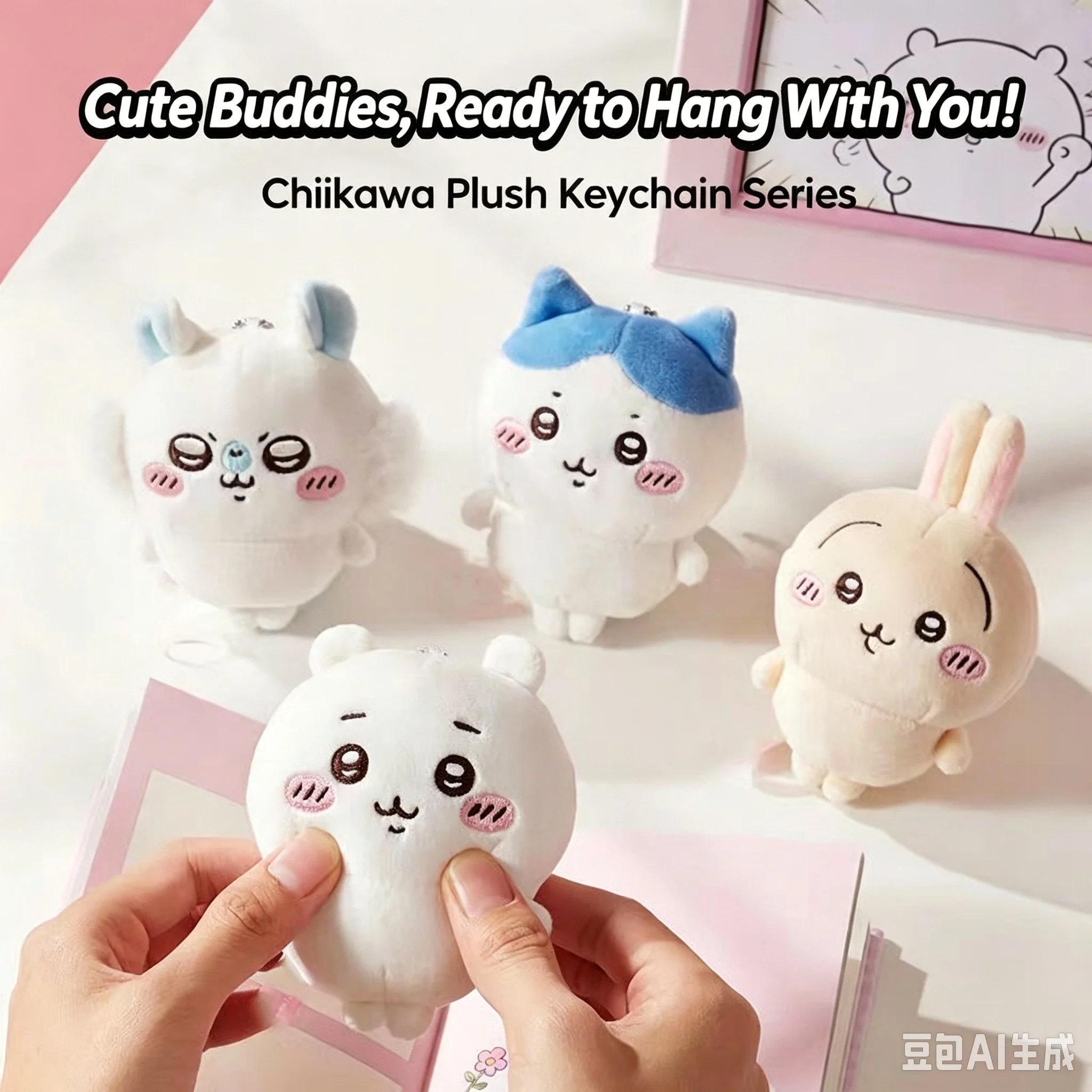 Chiikawa Usagi Hachiware Plush - Phone Accessories Charms recension och pris
