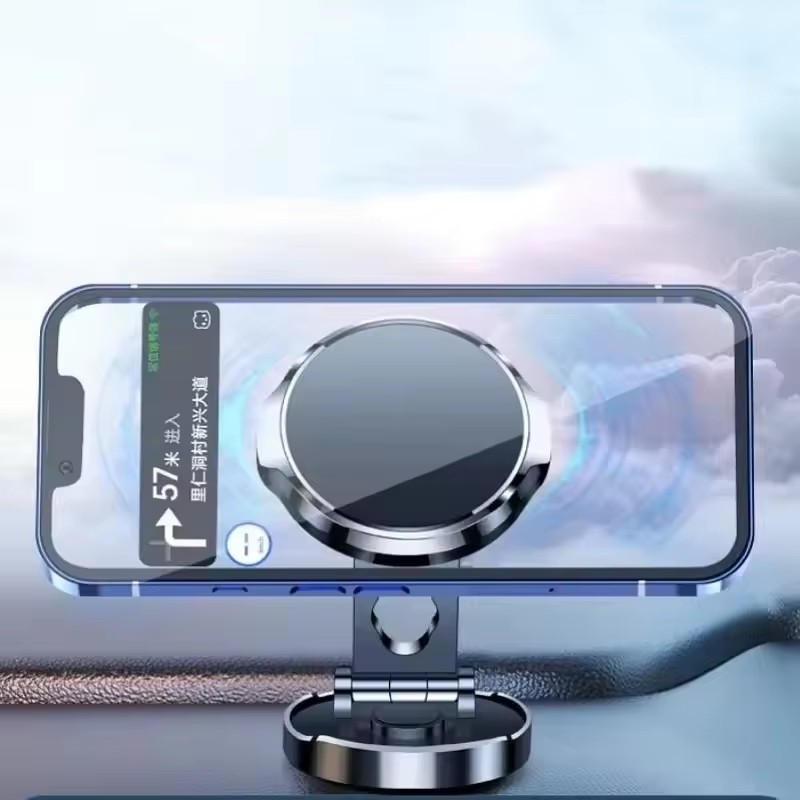Round Folding Magnetic Car Hol - Phone Accessories Holder Car recension och pris