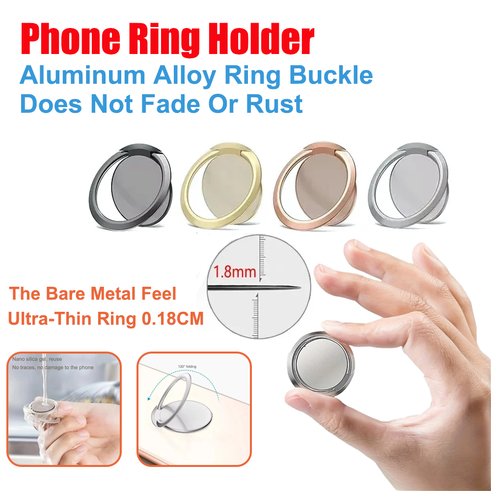 Ultra Thin Metal Ring Holder S - Phone Accessories Holder Car recension och pris
